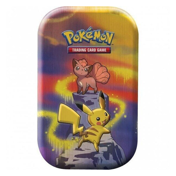 Mini Tin da Collezione Prodigi di Kanto - Sole e Luna - Artwork Pikachu e Vulpix - ITA