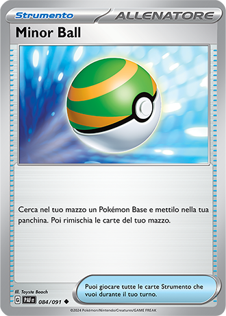 Minor Ball 084/091 - ITA - Mint - Scarlatto e Violetto - Destino di Paldea - Carta Pokemon