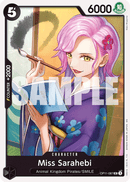 Miss Sarahebi OP11-087 - Character Nero Uncommon - Near Mint - A Fist of Divine Speed - Carta One Piece Card Game