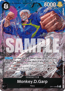 Monkey.D.Garp OP11-095 V2 - Character Nero Alternate Art - Near Mint - A Fist of Divine Speed - Carta One Piece Card Game