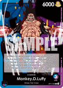 Monkey.D.Luffy OP11-040 V1 - Leader Blu/Viola Leader - Near Mint - A Fist of Divine Speed - Carta One Piece Card Game