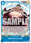 Monkey.D.Luffy OP11-058 - Character Blu Uncommon - Near Mint - A Fist of Divine Speed - Carta One Piece Card Game