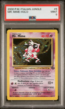 Mr. Mime 06/64 Holo - ITA - Mint - Gradata PSA 9 - Jungle - Unlimited - Carta Pokemon