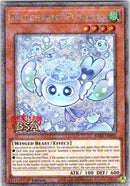 Mulcharmy Fuwalos RA04-EN050-V4 Platinum Secret Rare - Near Mint - Quarter Century Stampede - Carta Yu-Gi-Oh!