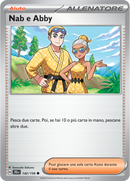 Nab e Abby 142/159 Reverse Holo - ITA - Near Mint - Scarlatto e Violetto - Avventure Insieme - Carta Pokemon