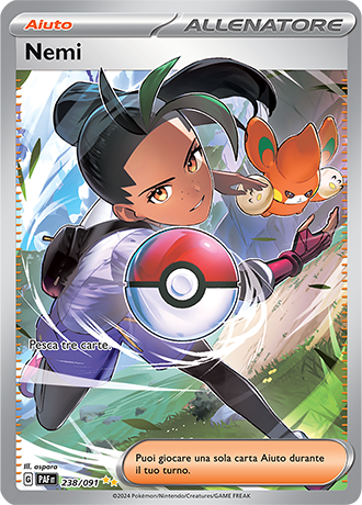 Nemi 238/091 Alternative Art - ITA - Near Mint - Scarlatto e Violetto - Destino di Paldea - Carta Pokemon