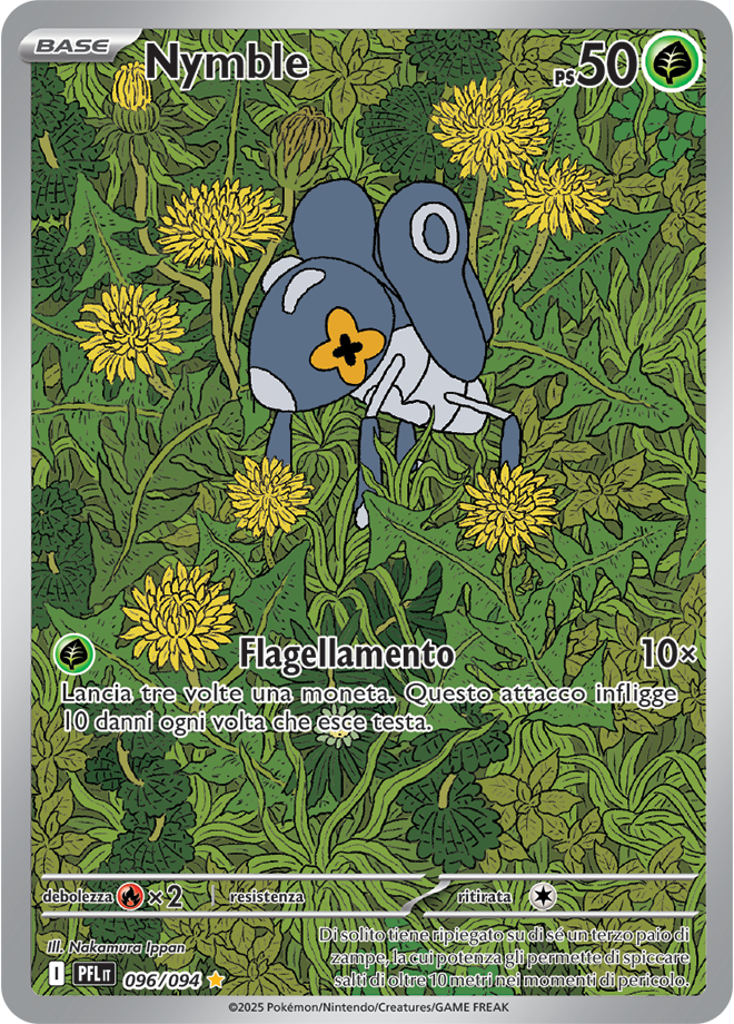 Nymble PFL 096/094 - ITA - Near Mint - Megaevoluzione - Fiamme Spettrali - Carta Pokemon
