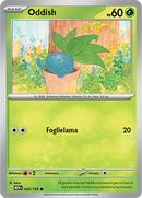 Oddish 043/165 - ITA - Near Mint - Scarlatto e Violetto - 151 - Carta Pokemon