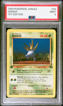 Oddish JU 58/64 Comune - 1a Edizione - ENG - Mint - Gradata PSA 9 - Jungle - Carta Pokemon