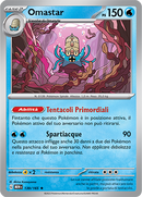 Omastar 139/165 Reverse Holo - ITA - Near Mint - Scarlatto e Violetto - 151 - Carta Pokemon