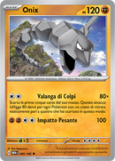 Onix 095/165 Reverse Holo - ITA - Near Mint - Scarlatto e Violetto - 151 - Carta Pokemon