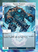 Operaio Atlantico CA - 062 Comune - Unlimited - ITA - Near Mint - Cavalieri di Adam - Carta Creatures of Exo