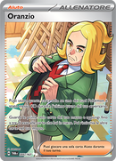 Oranzio 205/167 Full Art Ultra Rara - ITA - Near Mint - Scarlatto e Violetto - Crepuscolo Mascherato - Carta Pokemon