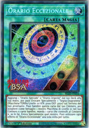 Orario Eccezionale BLZD-IT054-V1 Secret Rare - Near Mint - Dominio Fiammeggiante - Carta Yu-Gi-Oh!