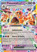 Palossand-ex 091/191 - ITA - Near Mint - Scarlatto e Violetto - Scintille Folgoranti - Carta Pokemon