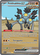 Peldisabbia-ex 250/182 Alternative Art - ITA - Near Mint - Scarlatto e Violetto - Paradosso Temporale - Carta Pokemon