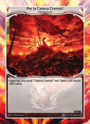 Per la Catena Cremisi CS - 051   - 1a Edizione - ITA - Near Mint - Custodi della Storia - Carta Creatures of Exo