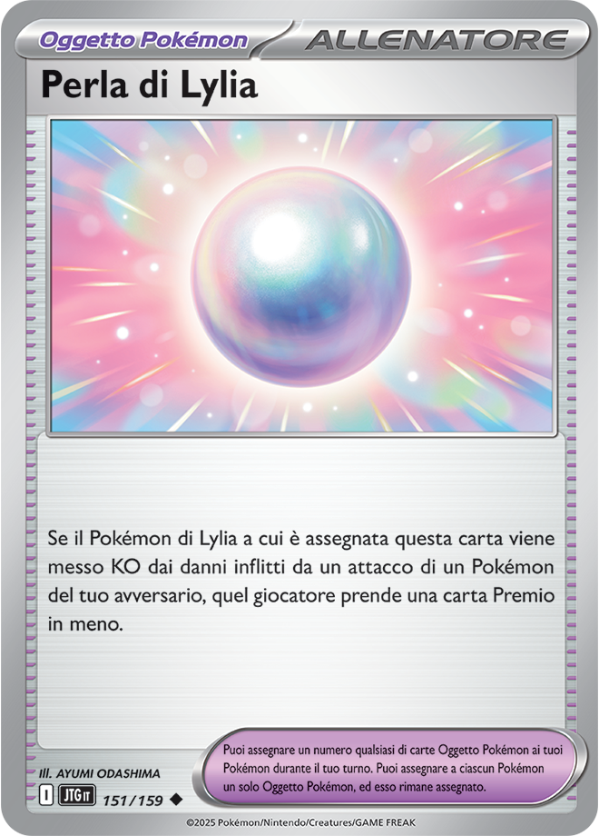 Perla di Lylia 151/159 - ITA - Near Mint - Scarlatto e Violetto - Avventure Insieme - Carta Pokemon