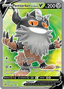 Perrserker di Galar-V 183/196 Full Art - ITA - Near Mint - Spada e Scudo - Origine Perduta - Carta Pokemon