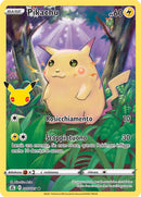 Pikachu 005/025 Full Art - ITA - Near Mint - Spada e Scudo - Gran Festa - Carta Pokemon