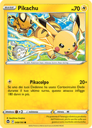 Pikachu 049/195 Holo Promo Calendario dell'avvento 2023 - ITA - Near Mint - Spada e Scudo - Tempesta Argentata - Carta Pokemon