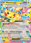 Pikachu-ex 057/191 - ITA - Near Mint - Scarlatto e Violetto - Scintille Folgoranti - Carta Pokemon