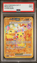 Pikachu-ex 247/191 Segreta Oro - ITA - Mint - Gradata PSA 9 - Scarlatto e Violetto - Scintille Folgoranti - Carta Pokemon