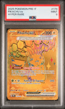 Pikachu ex PRE 179/131 Rara Iper Segreta Oro - ITA - Mint - Gradata PSA 9 - Scarlatto e Violetto - Evoluzioni Prismatiche - Carta Pokemon