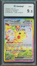Pikachu-ex SSP 238/191 Illustrazione Speciale Alternative Art - ITA - Mint+ - Gradata AIGRADING 9.5 - Scarlatto e Violetto - Scintille Folgoranti - Carta Pokemon