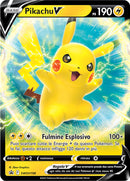 Pikachu-V SWSH198 - ITA - Near Mint - Promo Spada e Scudo - Carta Pokemon