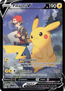 Pikachu-V TG16/TG30 Trainer Gallery - ITA - Near Mint - Spada e Scudo - Origine Perduta - Carta Pokemon