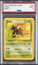 Pinsir B2 029/130 Rara - ENG - Mint - Gradata PSA 9 - Base Set 2 - Carta Pokemon
