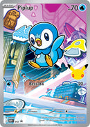 Piplup MEP 042 Illustrazione Rara - ITA - Near Mint - Promo Megaevoluzione - Carta Pokemon