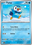 Piplup PFL 027/094 Reverse Holo - ITA - Near Mint - Megaevoluzione - Fiamme Spettrali - Carta Pokemon
