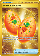 Poffin del Cuore 223/167 Oro Rara Iper - ITA - Near Mint - Scarlatto e Violetto - Crepuscolo Mascherato - Carta Pokemon