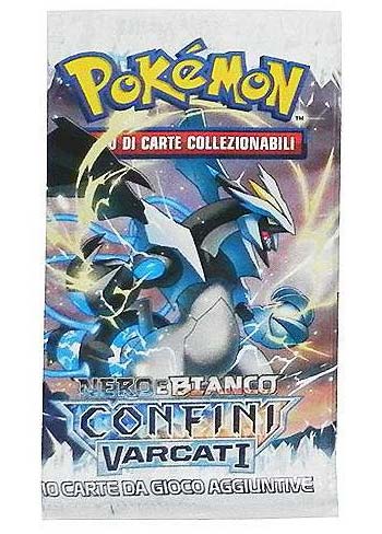 Bustina Nero e Bianco - Confini Varcati - ITA - Artwork Casuale - 10 Carte POKEMON