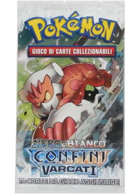 Bustina Nero e Bianco - Confini Varcati - ITA - Artwork Casuale - 10 Carte POKEMON