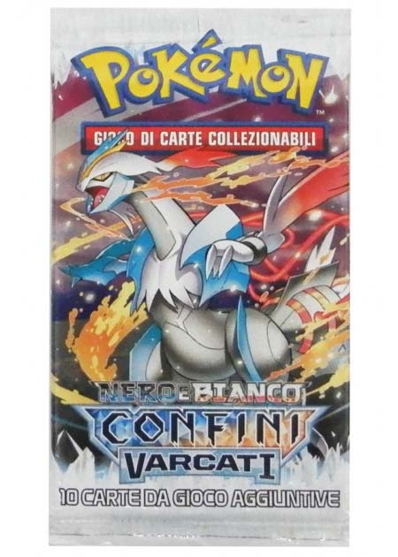 Bustina Nero e Bianco - Confini Varcati - ITA - Artwork Casuale - 10 Carte POKEMON