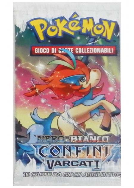 Bustina Nero e Bianco - Confini Varcati - ITA - Artwork Casuale - 10 Carte POKEMON