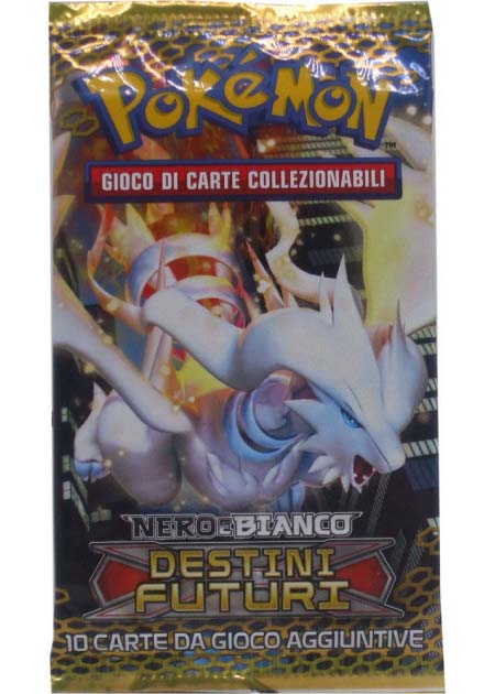 Bustina Nero e Bianco - Destini Futuri - ITA - Artwork Casuale - 10 Carte POKEMON