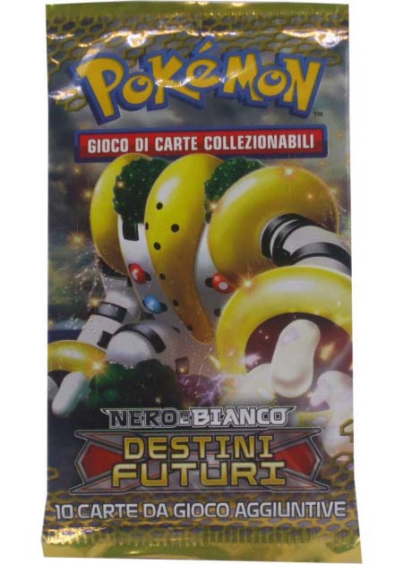 Bustina Nero e Bianco - Destini Futuri - ITA - Artwork Casuale - 10 Carte POKEMON