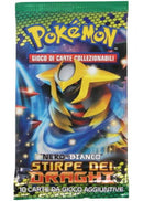 Bustina Nero e Bianco - Stirpe dei Draghi - ITA - Artwork Casuale - 10 Carte POKEMON