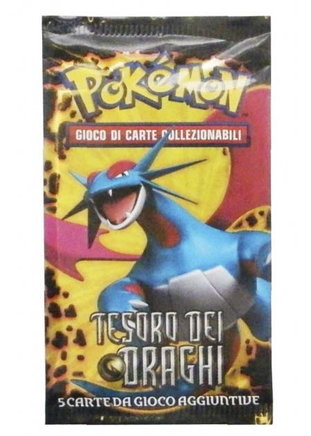 Bustina Nero e Bianco - Tesoro dei Draghi - ITA - Artwork Casuale - 10 Carte POKEMON