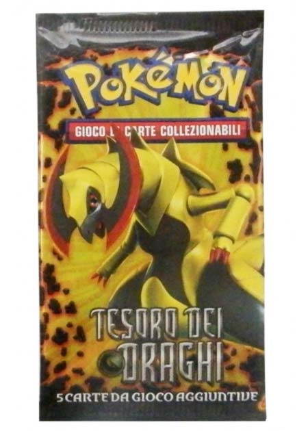 Bustina Nero e Bianco - Tesoro dei Draghi - ITA - Artwork Casuale - 10 Carte POKEMON