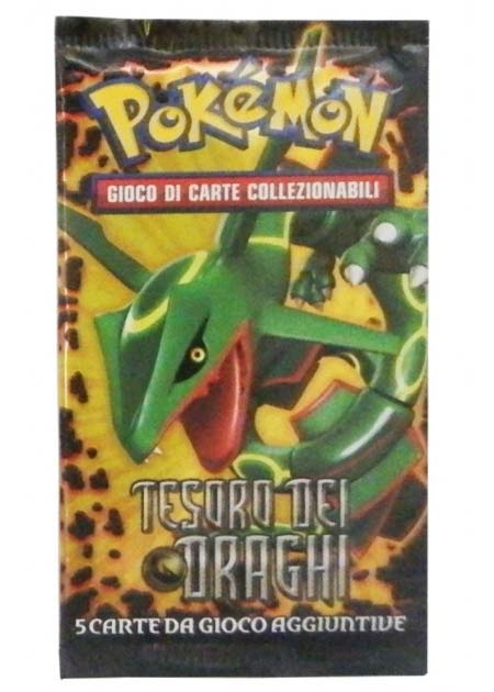 Bustina Nero e Bianco - Tesoro dei Draghi - ITA - Artwork Casuale - 10 Carte POKEMON