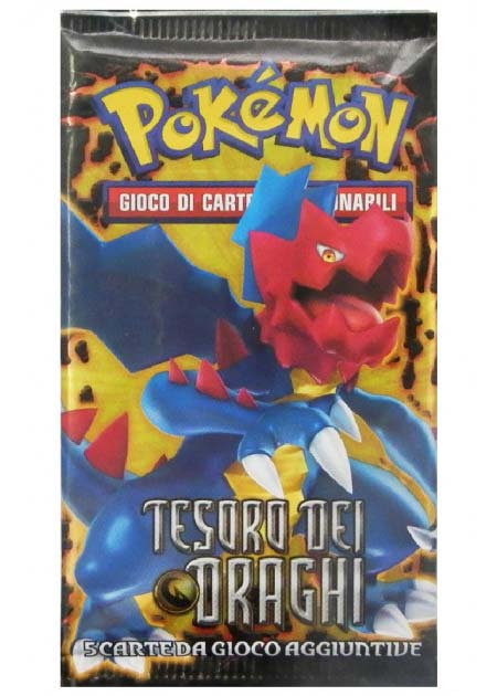 Bustina Nero e Bianco - Tesoro dei Draghi - ITA - Artwork Casuale - 10 Carte POKEMON