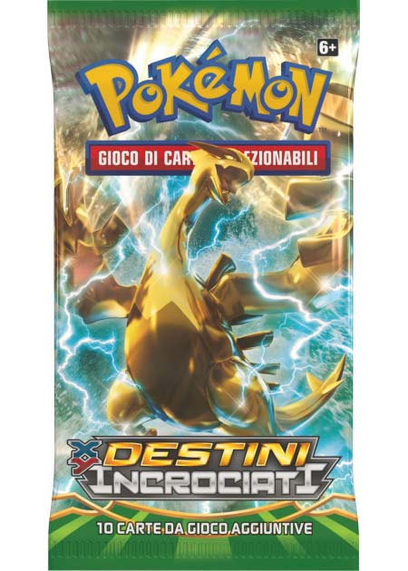 Bustina XY - Destini Incrociati - ITA - Artwork Casuale - 10 Carte POKEMON