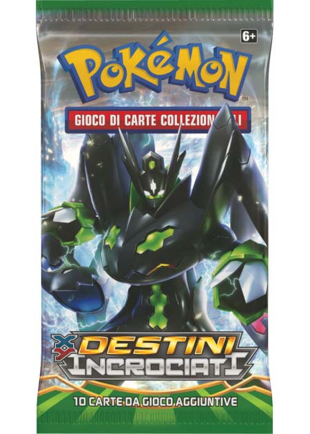 Bustina XY - Destini Incrociati - ITA - Artwork Casuale - 10 Carte POKEMON