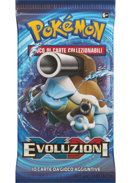 Bustina XY - Evoluzioni - ITA - Artwork Casuale - 10 Carte POKEMON