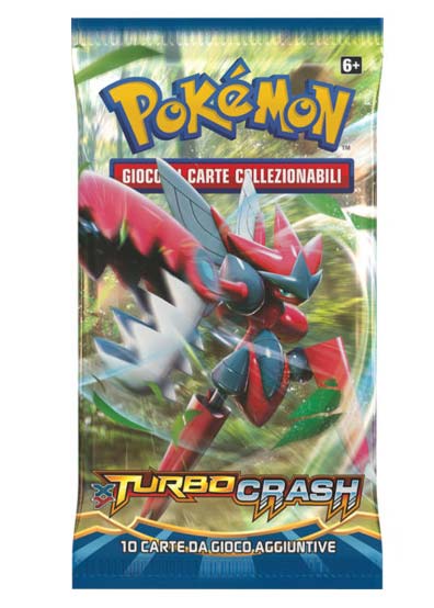 Bustina XY - Turbo Crash - ITA - Artwork Casuale - 10 Carte POKEMON